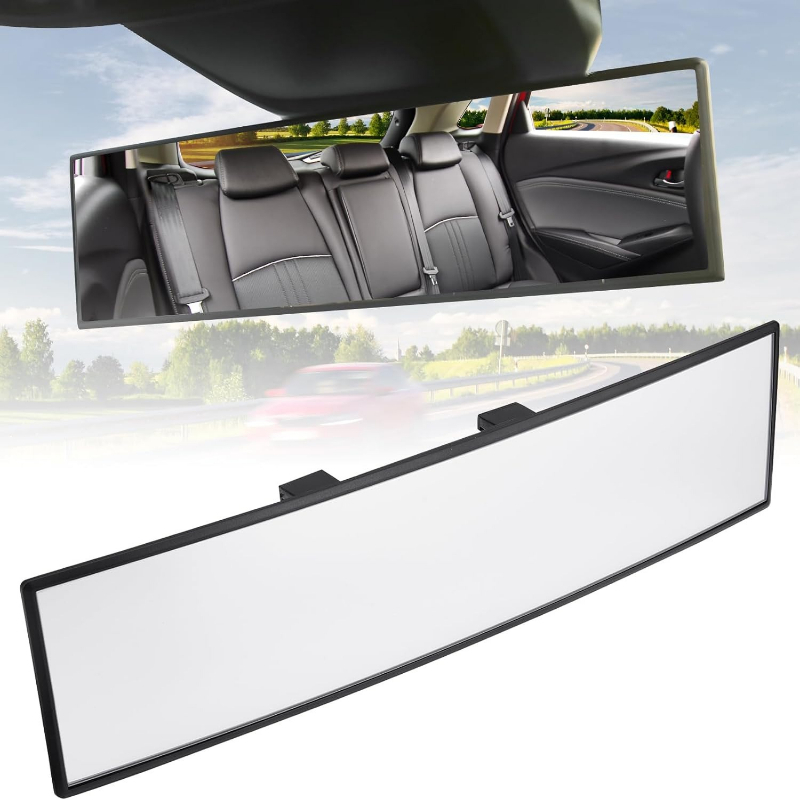 Car Blind Spot Mirror - Universal 12 Inch Panoramic Convex Interior