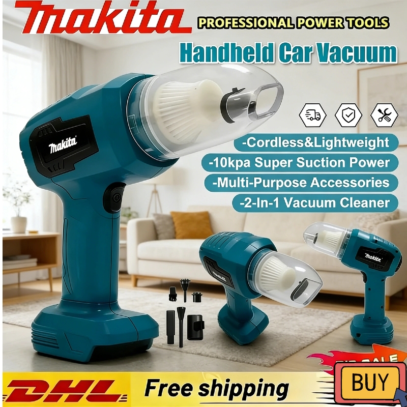 Car Vacuum Cleaner - Makita Mini Car Vacuum Cleaner Multifunction