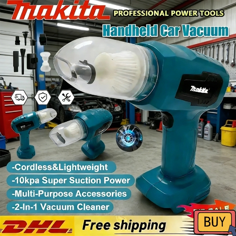 Car Vacuum Cleaner - Makita Mini Car Vacuum Cleaner Multifunction