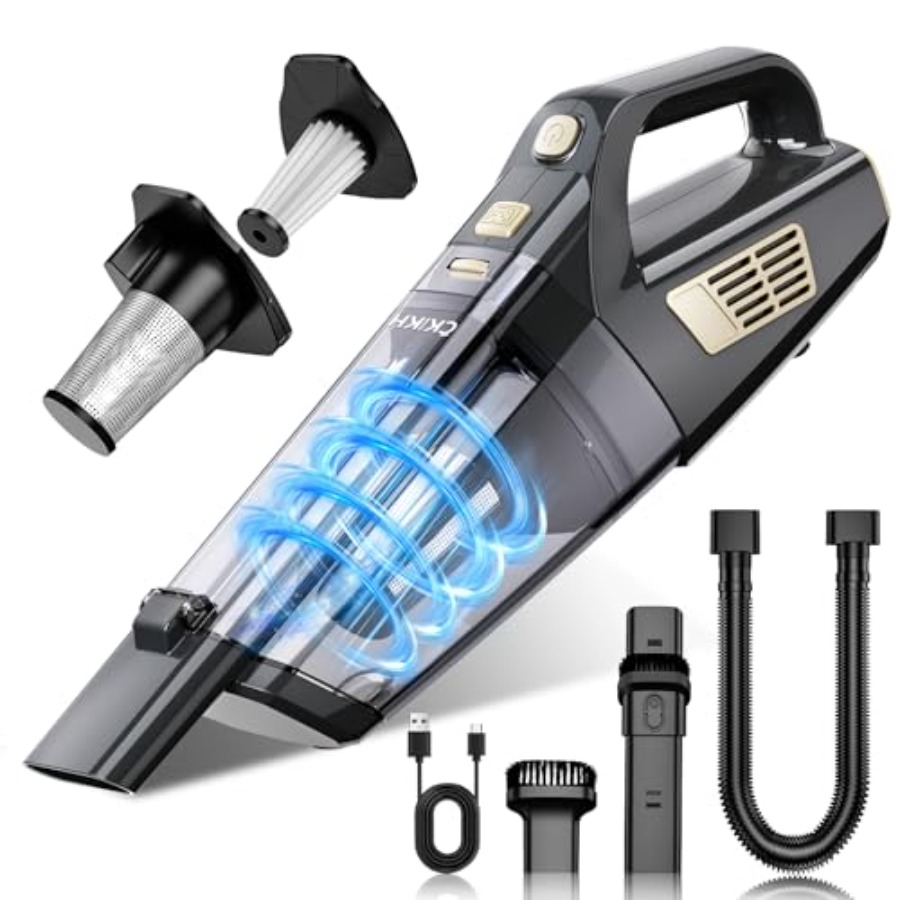 Car Vacuum Cleaner - Handheld Vacuum Cordless 15000PA Strong Suction