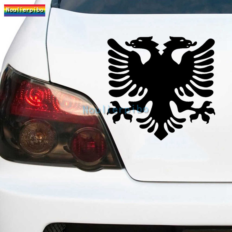 Car Accessories Lebanon - Beautiful Decals Albania Flag Eagle Car