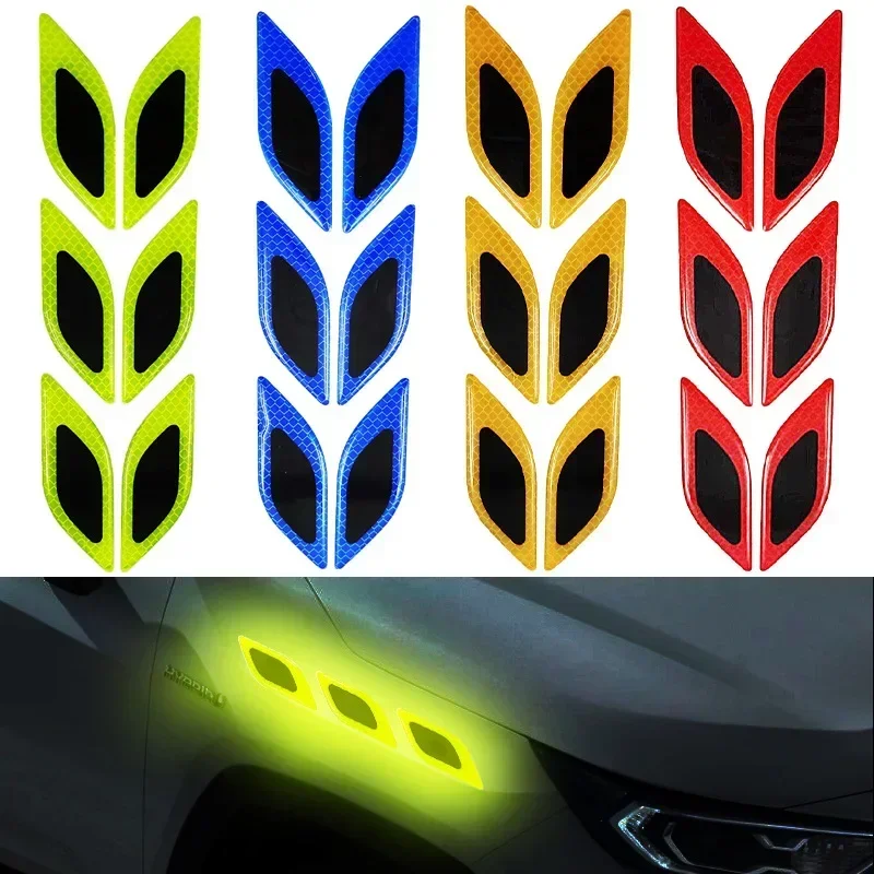 6pcs/Set Car Reflective Sticke - Car Accessories Exterior review and price