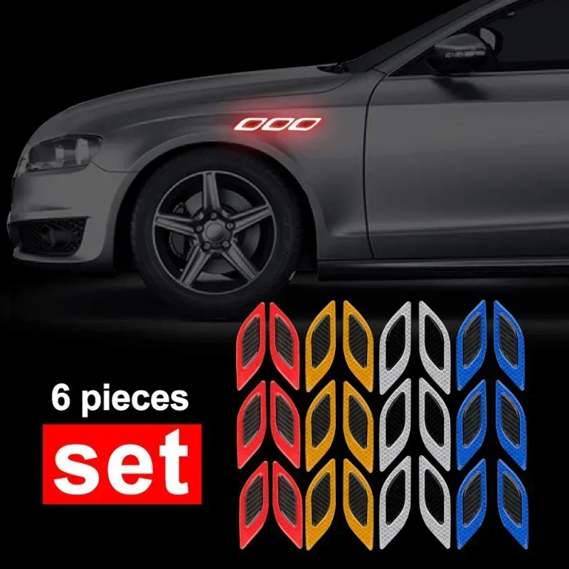 6pcs/Set Car Reflective Sticke - Car Accessories Exterior review and price