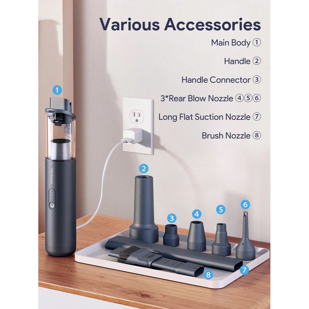 Teckwe Mini Vacuum,Car Vacuum  - Car Vacuum Cleaner review and price