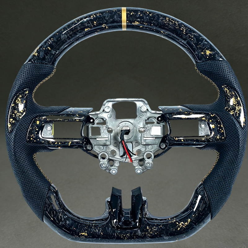Gold New Forged Carbon Fiber S - Car Accessories For Steering Wheel review and price