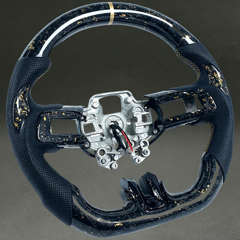 Gold New Forged Carbon Fiber S - Car Accessories For Steering Wheel review and price