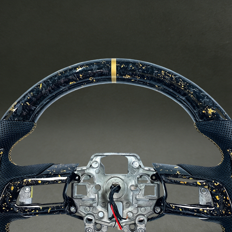 Gold New Forged Carbon Fiber S - Car Accessories For Steering Wheel review and price
