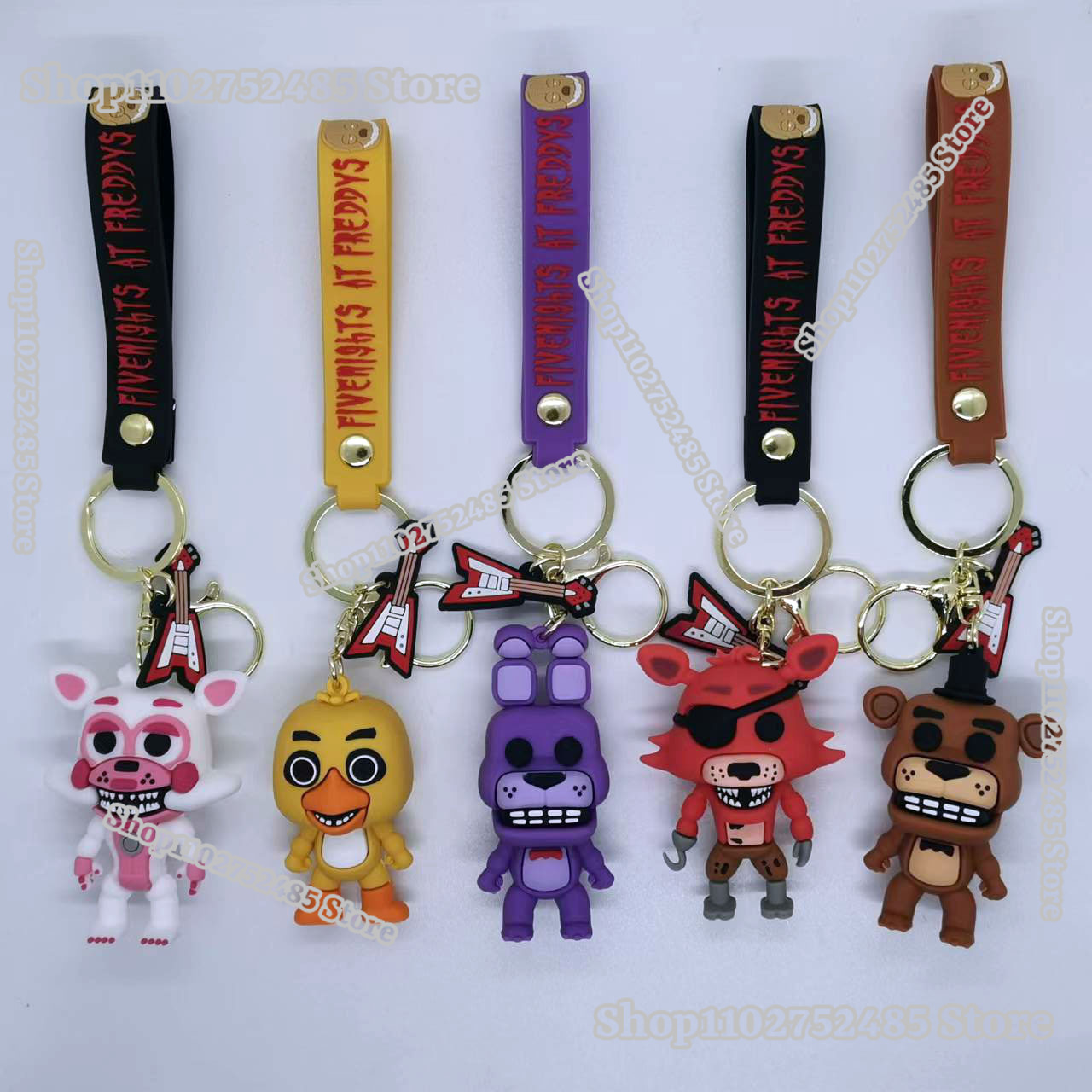 5pcs Cartoon Anime FNAF Figure - Car Accessories Etsy review and price
