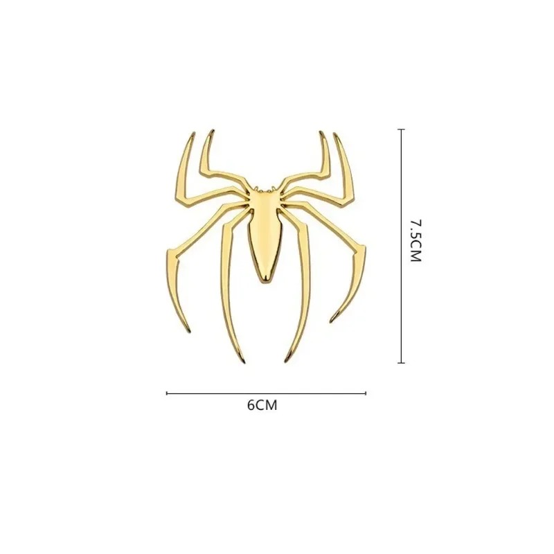 3D metal car stickers, spider  - Car Accessories Exterior review and price