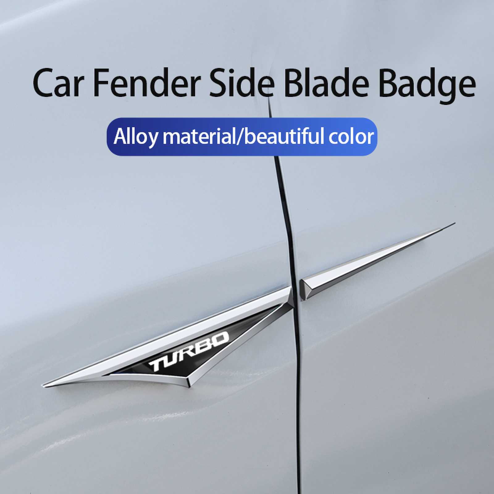 New Fashion Turbo Logo Car Met - Car Accessories Logo review and price