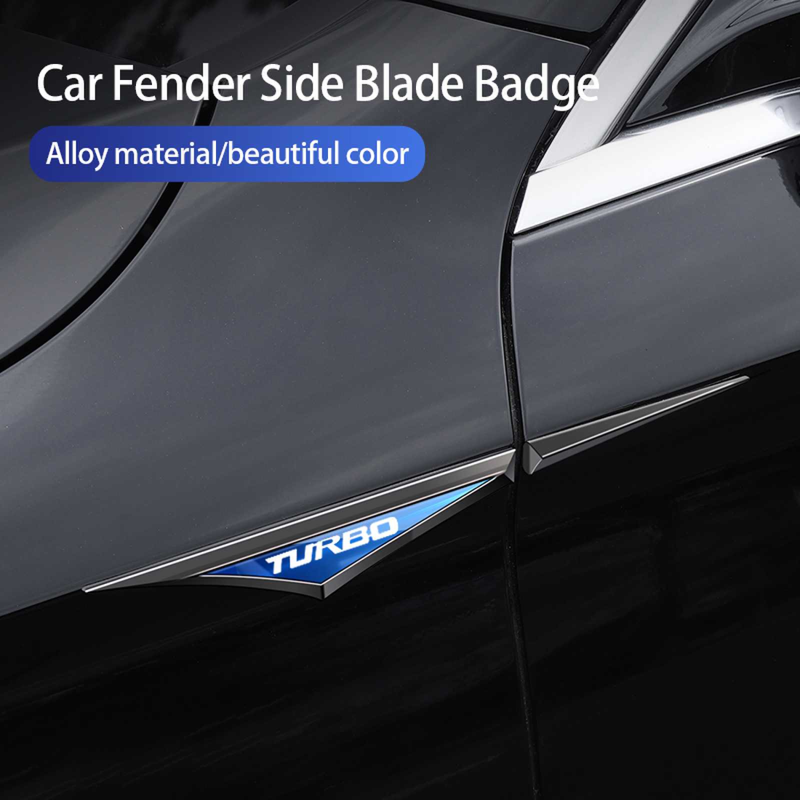 New Fashion Turbo Logo Car Met - Car Accessories Logo review and price