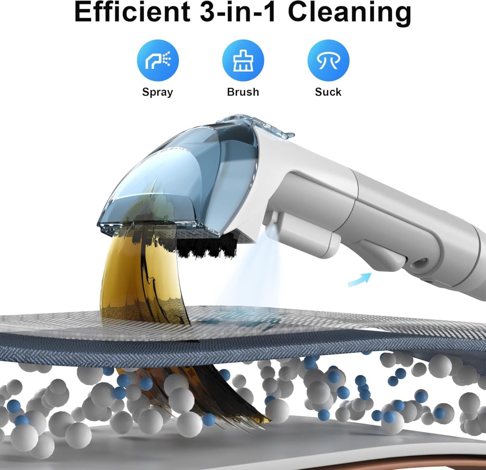450W Carpet Cleaner Machine Up - Car Vacuum Cleaner review and price