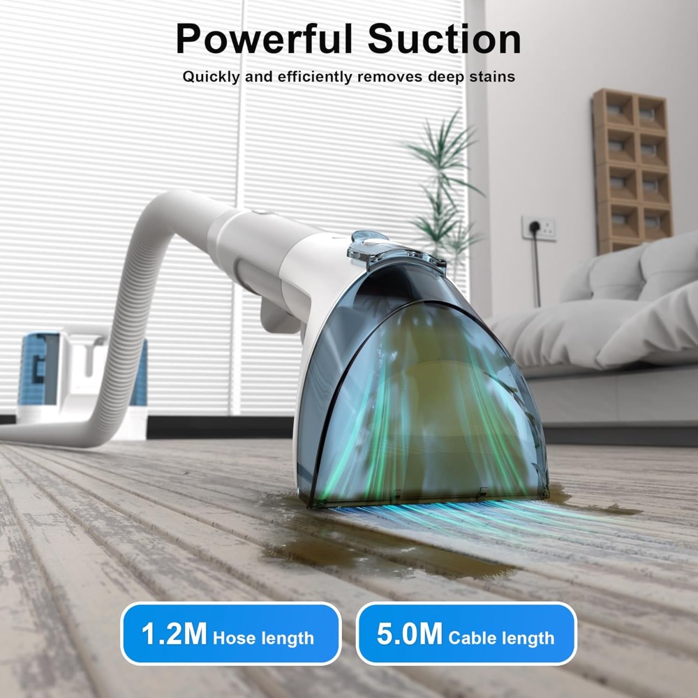 450W Carpet Cleaner Machine Up - Car Vacuum Cleaner review and price