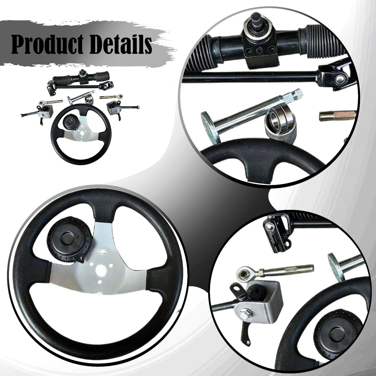 Go Kart Gear Rack Pinion Steer - Car Accessories For Steering Wheel review and price