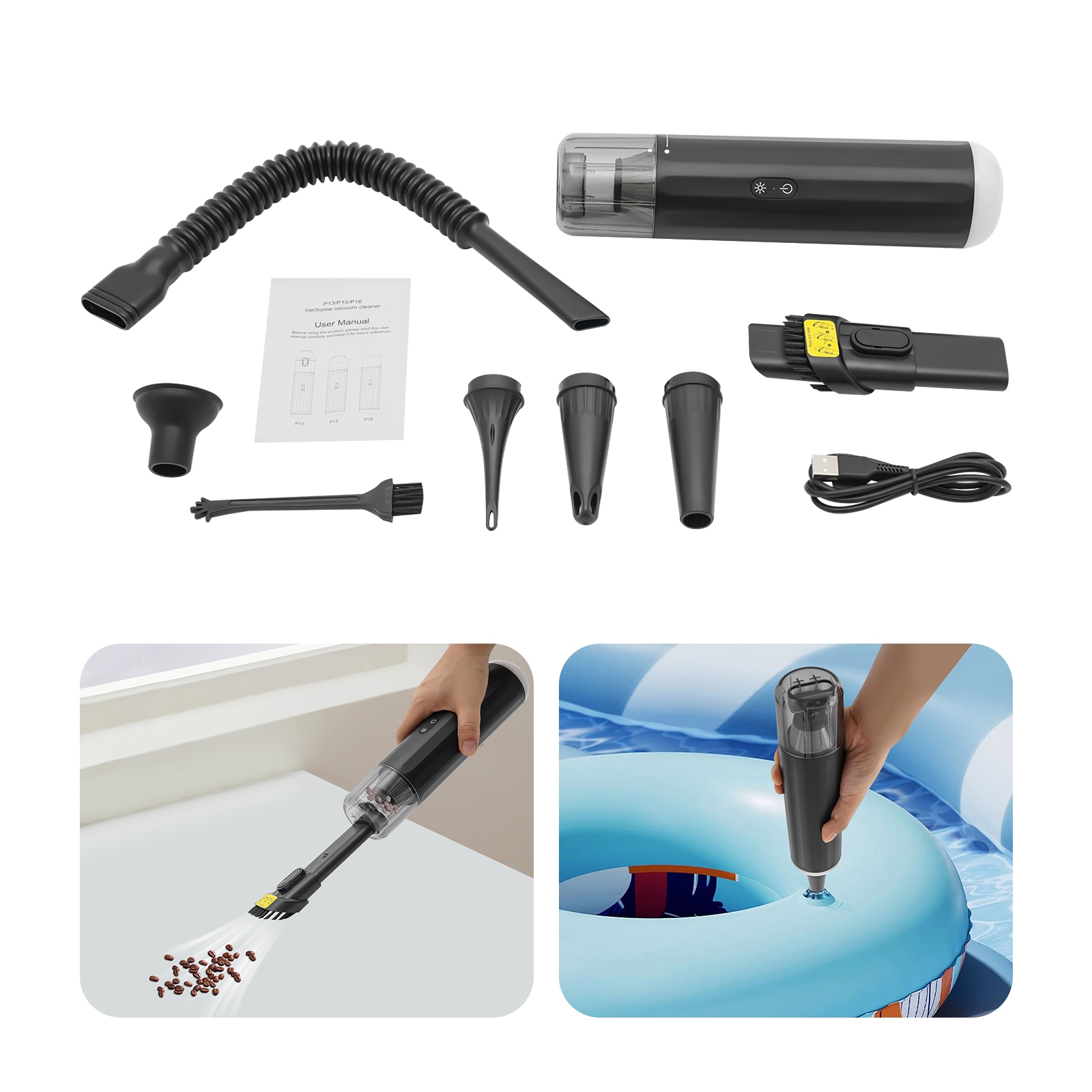 Powerful Handheld Vacuum Clean - Car Vacuum Cleaner review and price