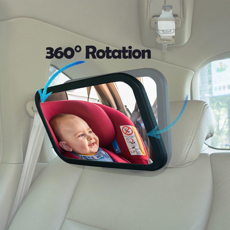 1pc Shatterproof 360 Rotation  - Car Blind Spot Mirror review and price