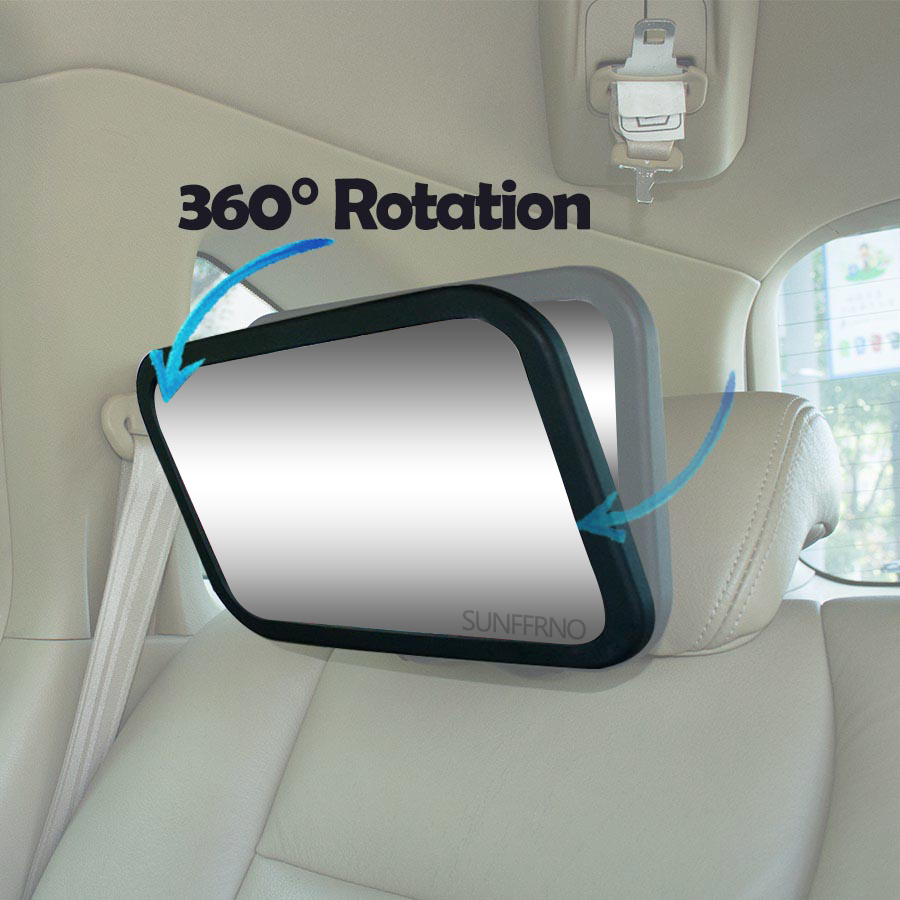 1pc Shatterproof 360 Rotation  - Car Blind Spot Mirror review and price