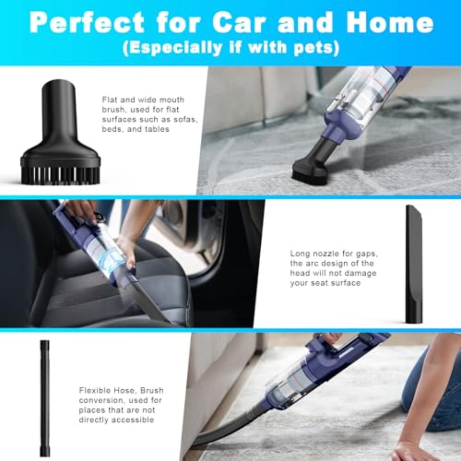 Handheld Vacuum Cordless - Car - Car Vacuum Cleaner review and price