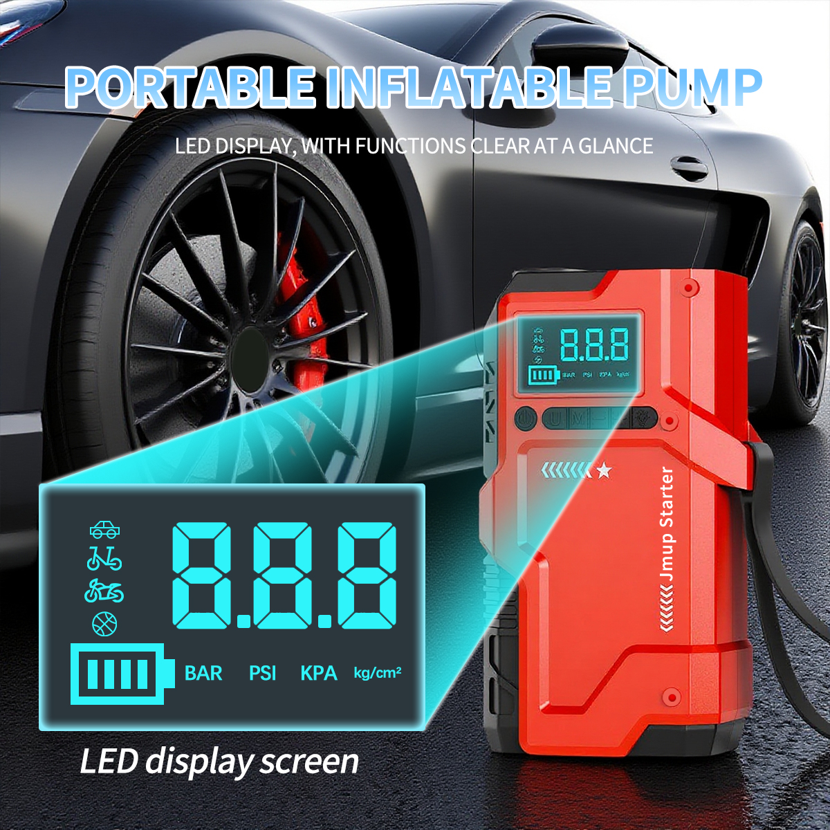 Multifunctional automatic tire - Tire Pressure Monitor review and price