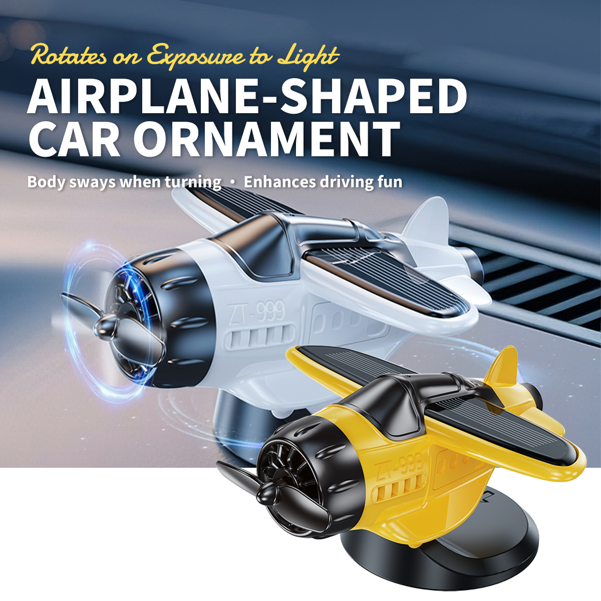 Motor Solar Airplane Ornaments - Car Accessories Etsy review and price