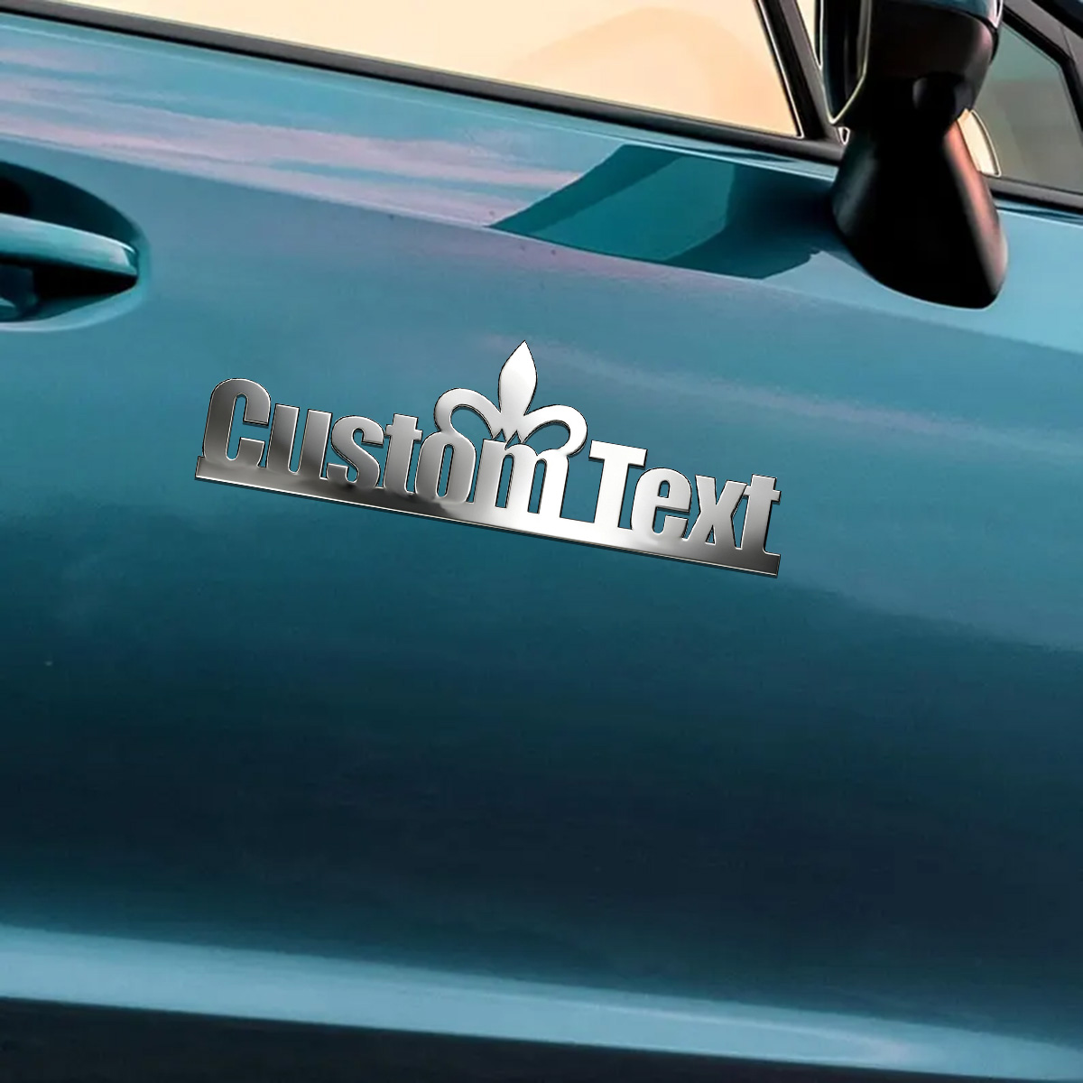 Classic Font Chic Crown Metal  - Car Accessories Logo review and price