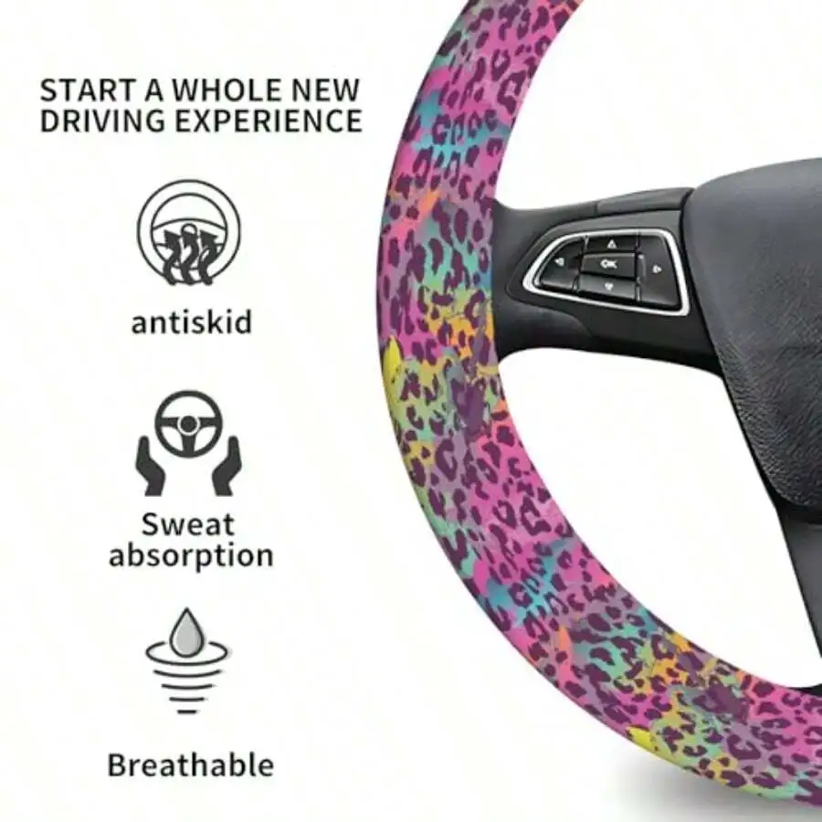 Elastic Steering Wheel Cover 1 - Car Accessories For Steering Wheel review and price