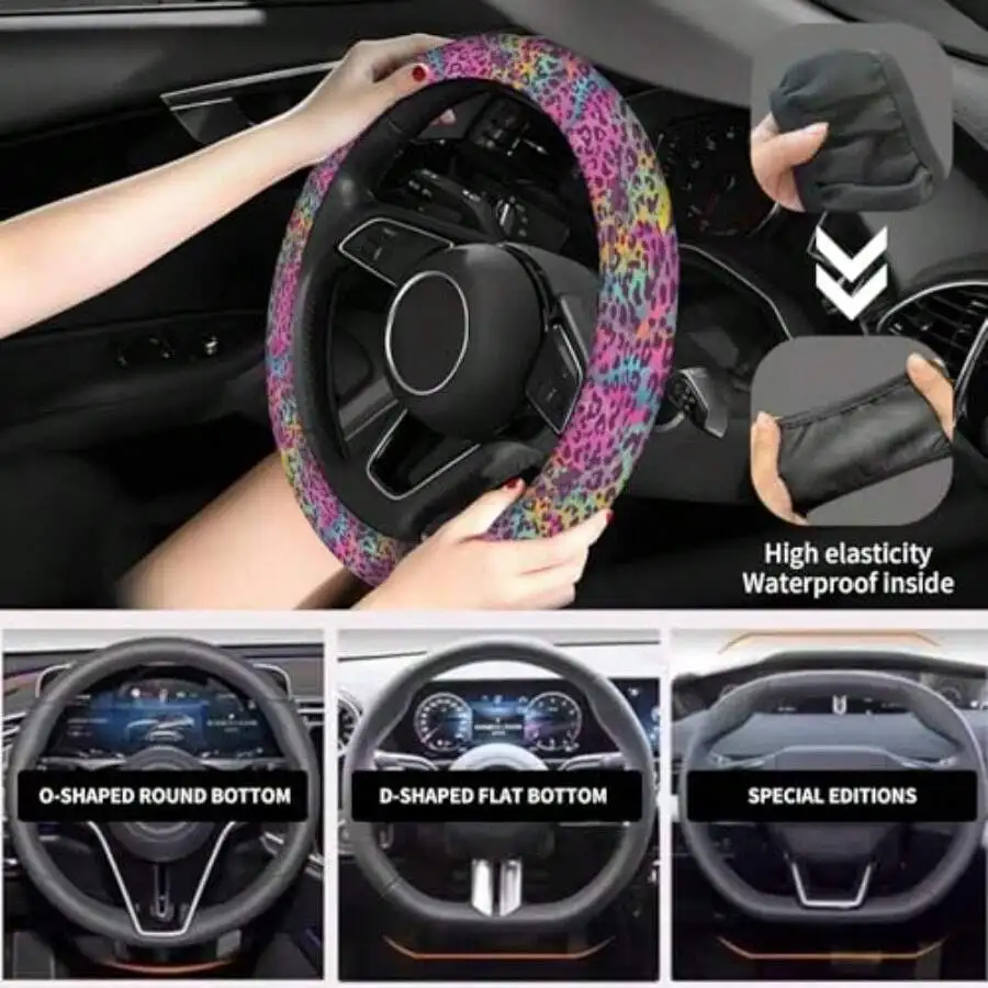 Elastic Steering Wheel Cover 1 - Car Accessories For Steering Wheel review and price