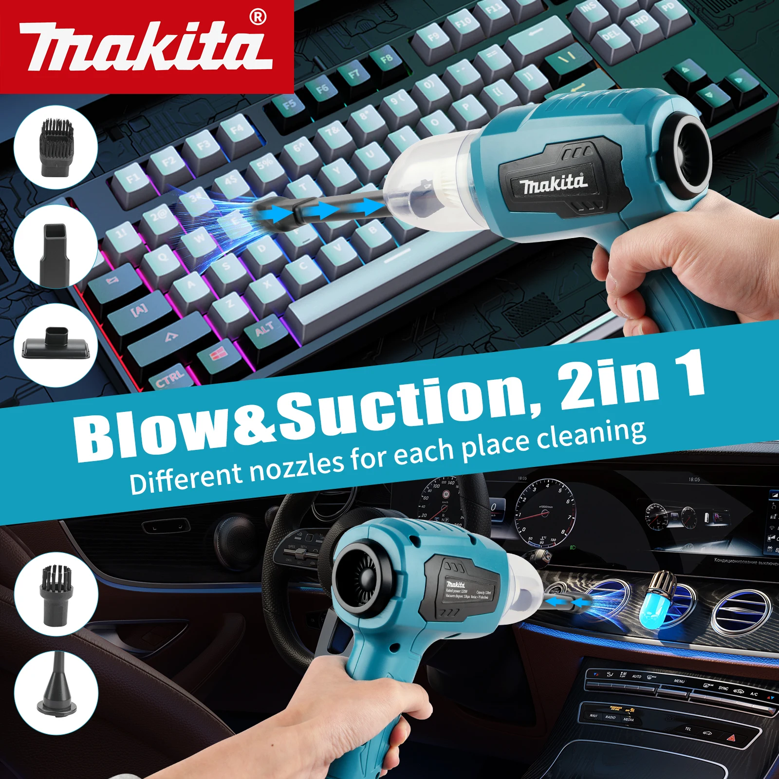 Makita  Mini Car Vacuum Cleane - Car Vacuum Cleaner review and price