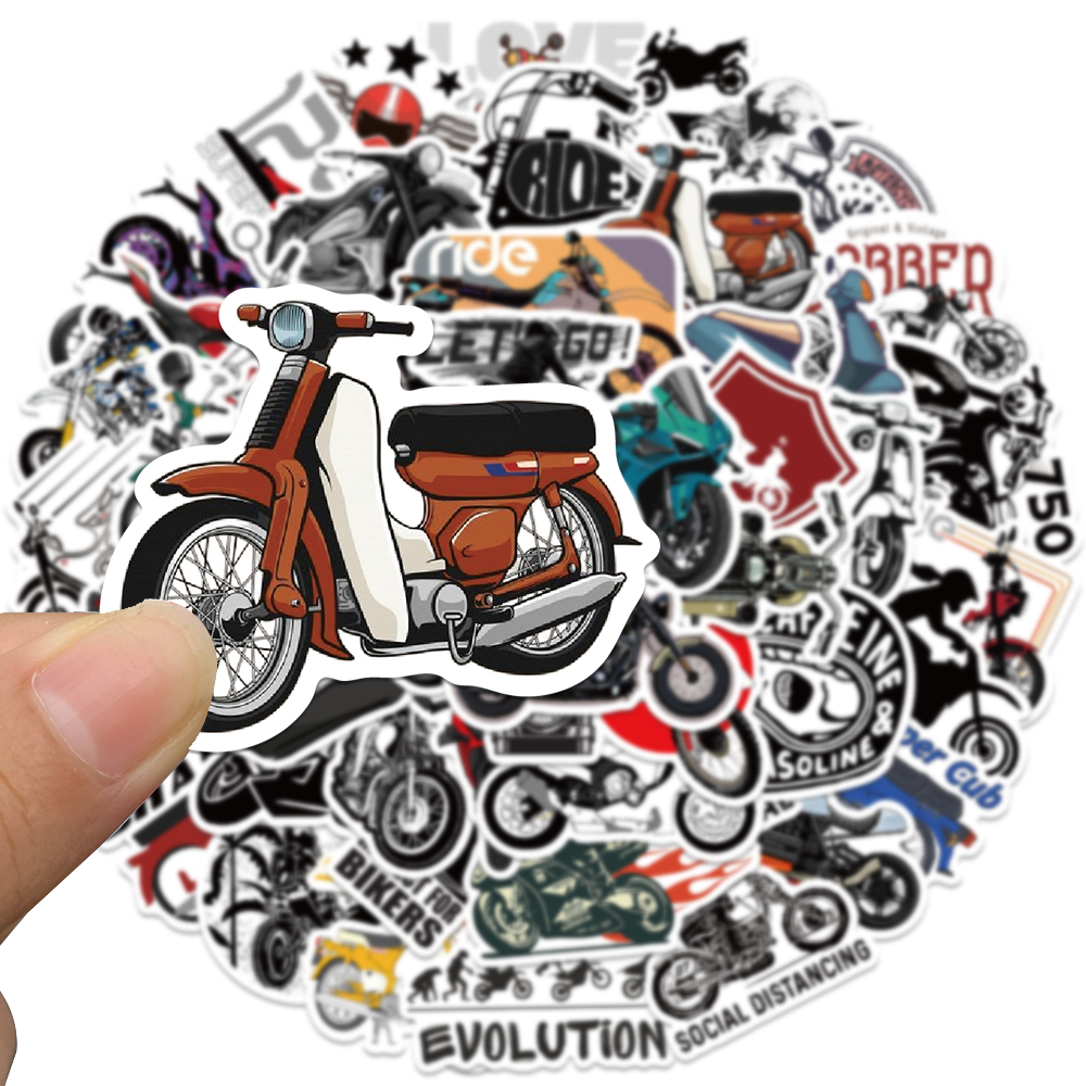 50pcs Retro Motorcycle Sticker - Car Accessories Ebay review and price