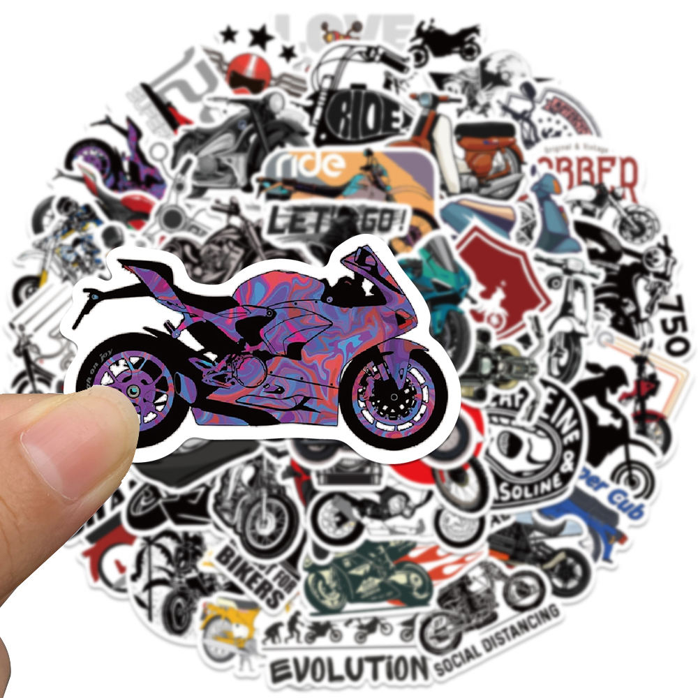 50pcs Retro Motorcycle Sticker - Car Accessories Ebay review and price
