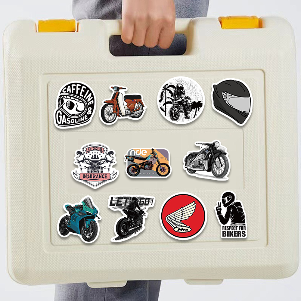 50pcs Retro Motorcycle Sticker - Car Accessories Ebay review and price