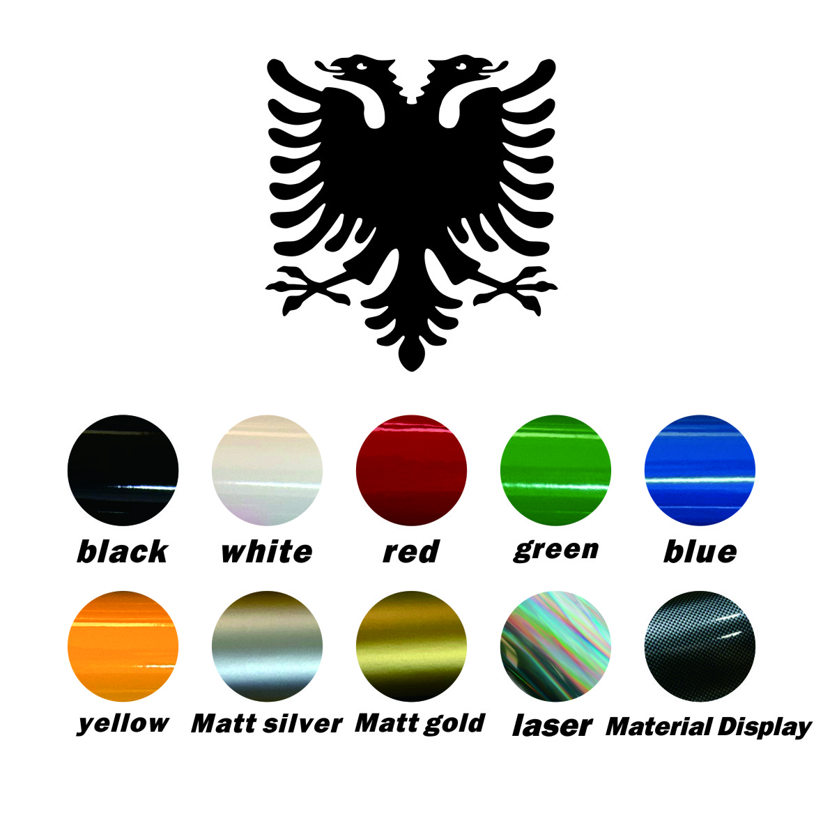 Vinyl Decal Albanian Double He - Car Accessories Lebanon review and price