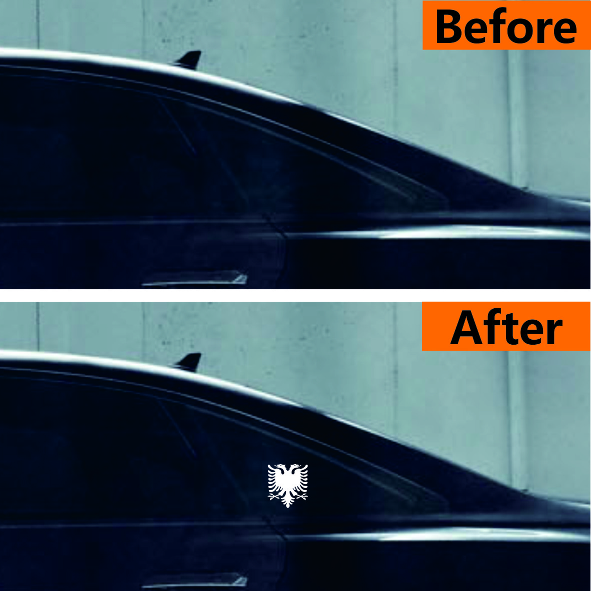 Vinyl Decal Albanian Double He - Car Accessories Lebanon review and price