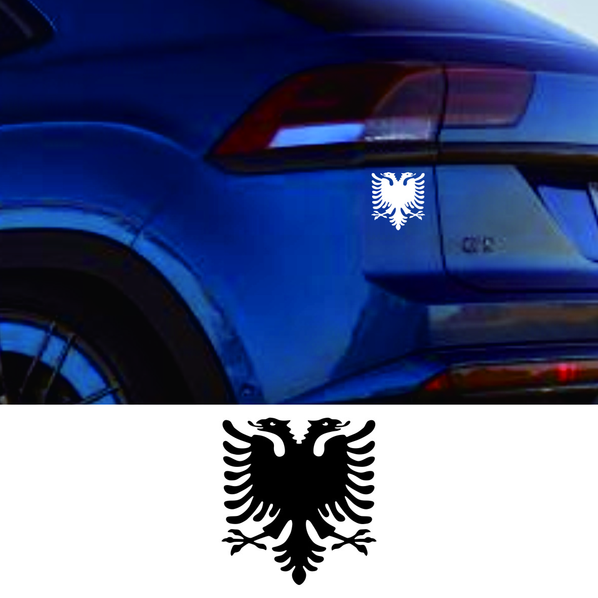 Vinyl Decal Albanian Double He - Car Accessories Lebanon review and price